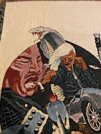 Image 2 of 'Leather Heathers 69' Woven Blanket PREORDER