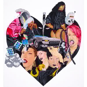 Image of 'Leather Heathers 69' Woven Blanket PREORDER
