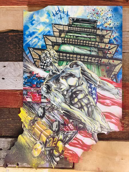 Image of Pandemic Indy 500 reproductions 
