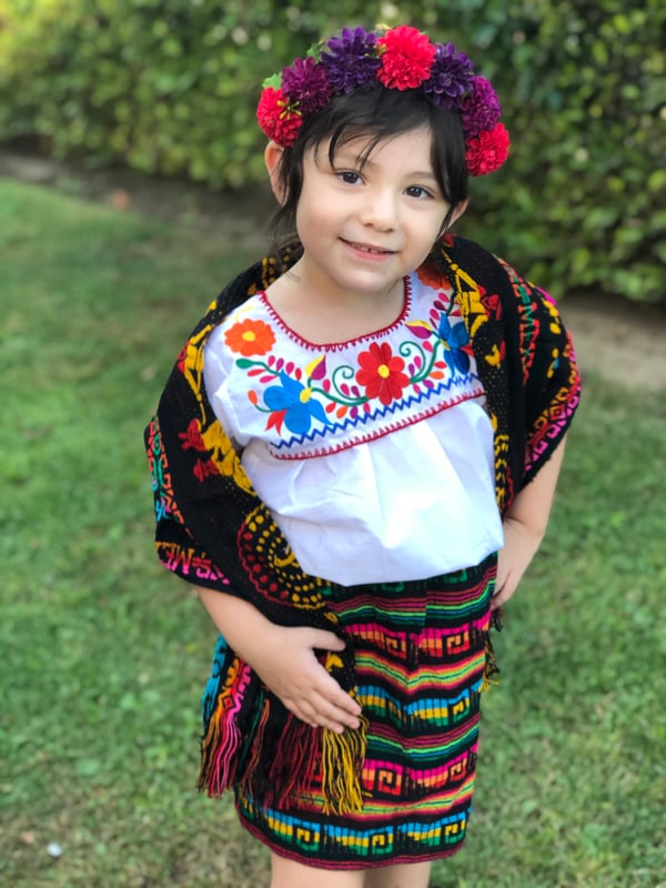 Image of Mexicana shirt and Rebozo 