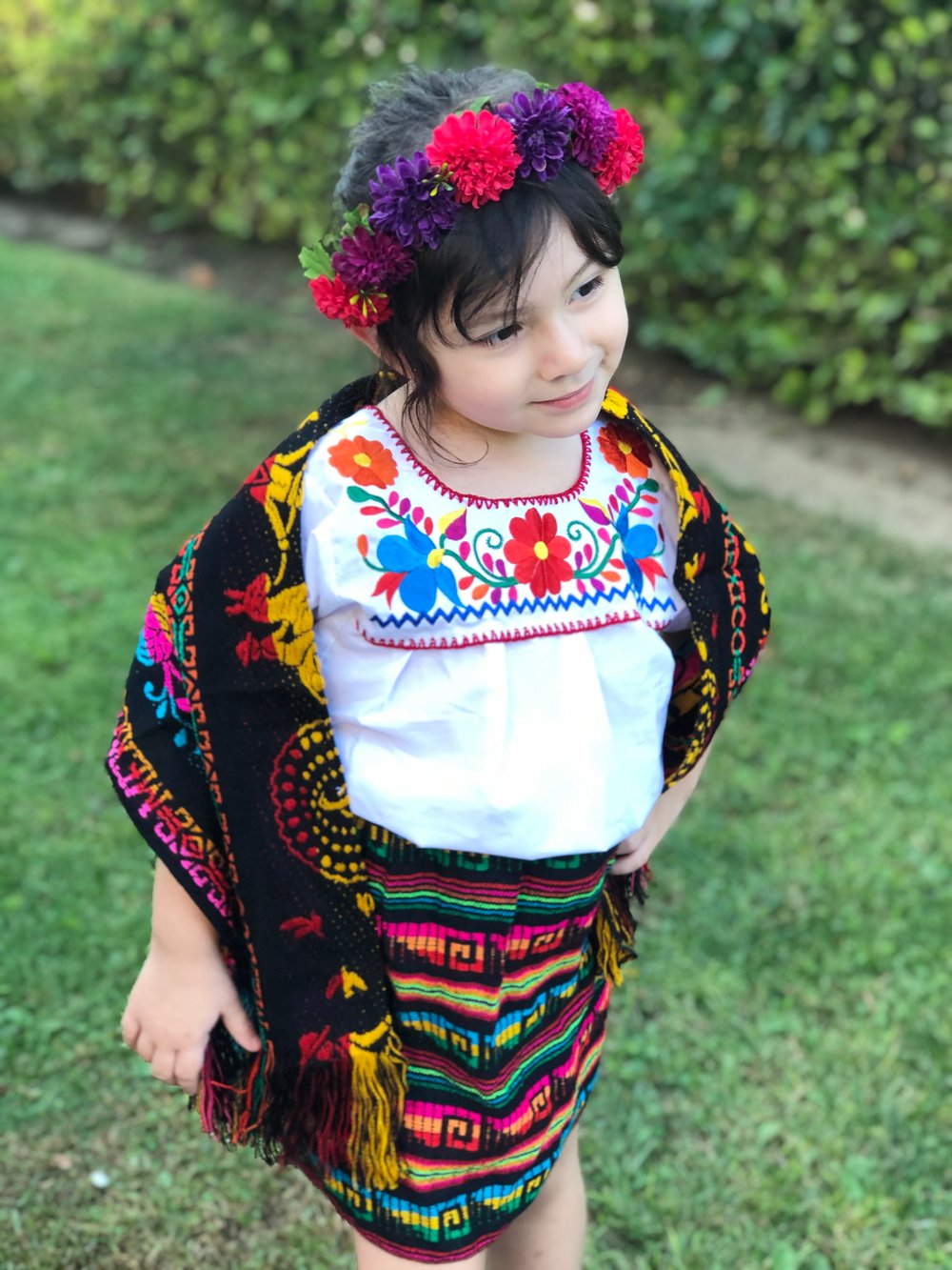 Mexicana shirt and Rebozo 