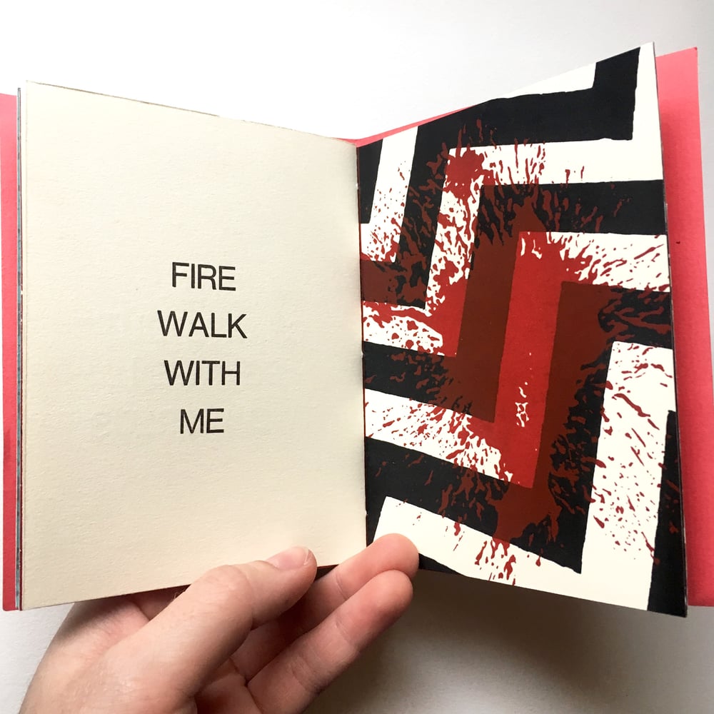 Image of Letterpress and screenprinted Twin Peaks inspired book - 3 Left!