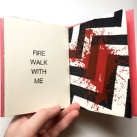Image 3 of Letterpress and screenprinted Twin Peaks inspired book - 3 Left!