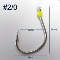 Image 2 of DOUBLE TROUBLE UV TWIN JIG ASSIST HOOKS