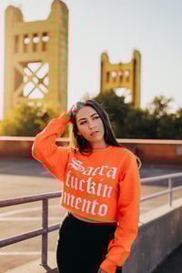 Sacrafuckinmento Crewneck (orange)