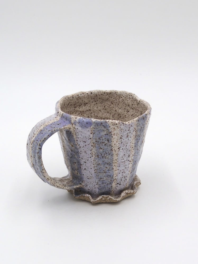 Image of Light Lavender Ribbon Mug  1