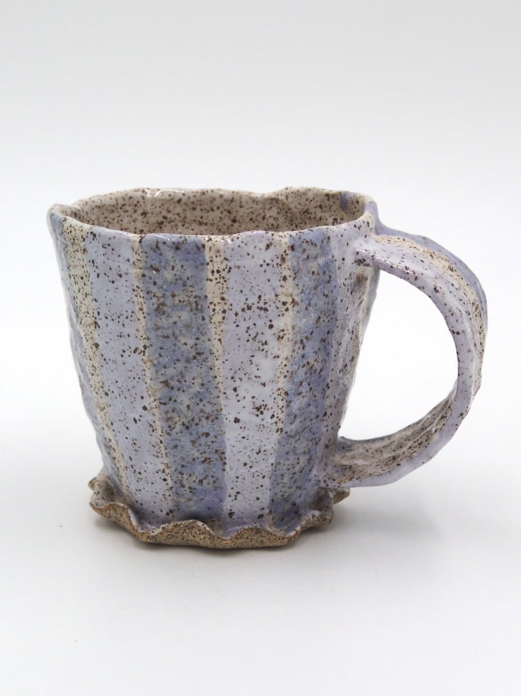 Image of Light Lavender Ribbon Mug  1