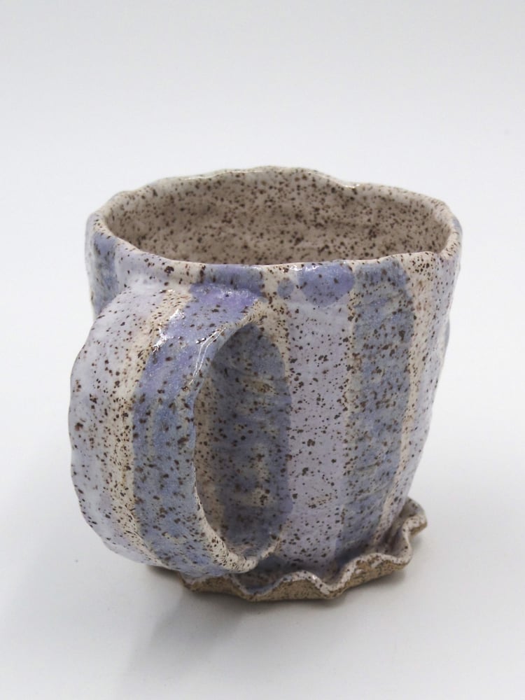 Image of Light Lavender Ribbon Mug  1