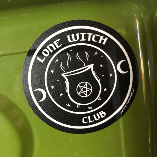 Hail Satan / Lone Witch Sticker