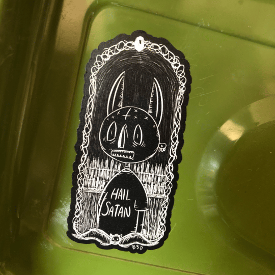 Hail Satan / Lone Witch Sticker