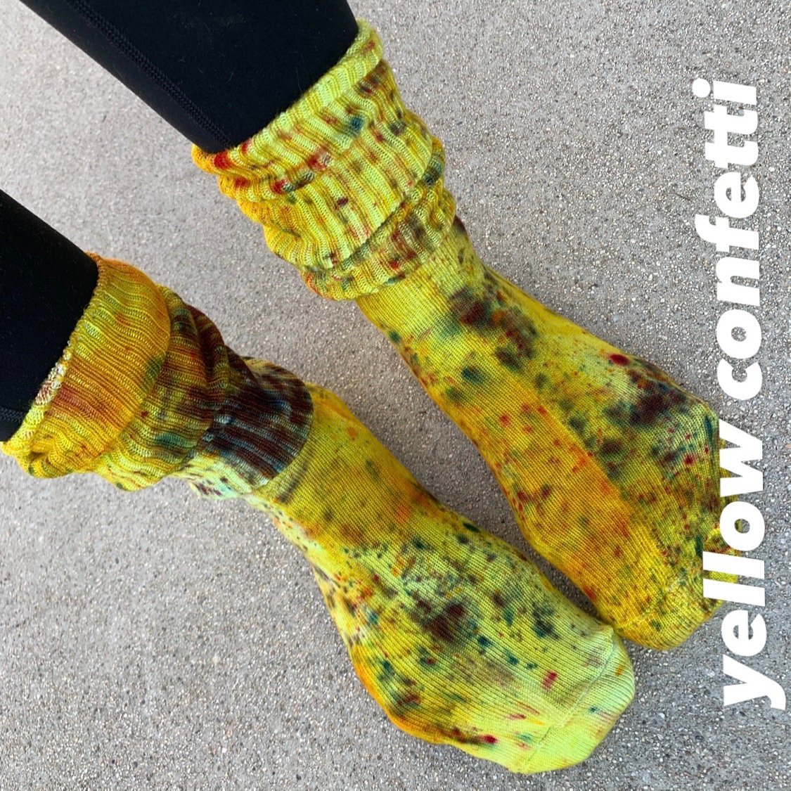 bamboo rayon hand dyed socks – Amyjanes coolstuff