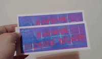 Holograpic Anime Tiddie Club Slap Sticker