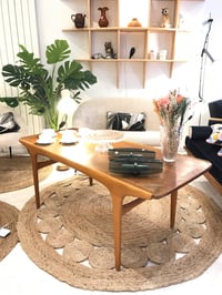 Image 5 of Table basse teck et chene