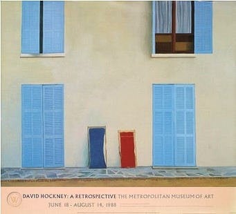 Image of david hockney poster / 21/876