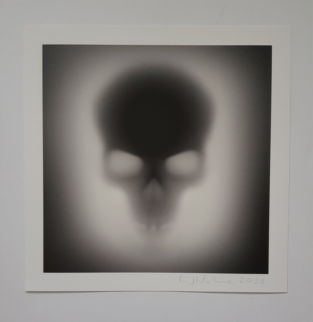 Image of GONE "THE SKULL"- PRINT EDITION BY WHATSHISNAME - 35CM X 35CM
