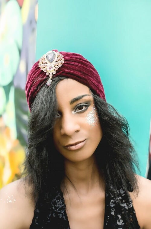 Image of Velvet Jewel Turban