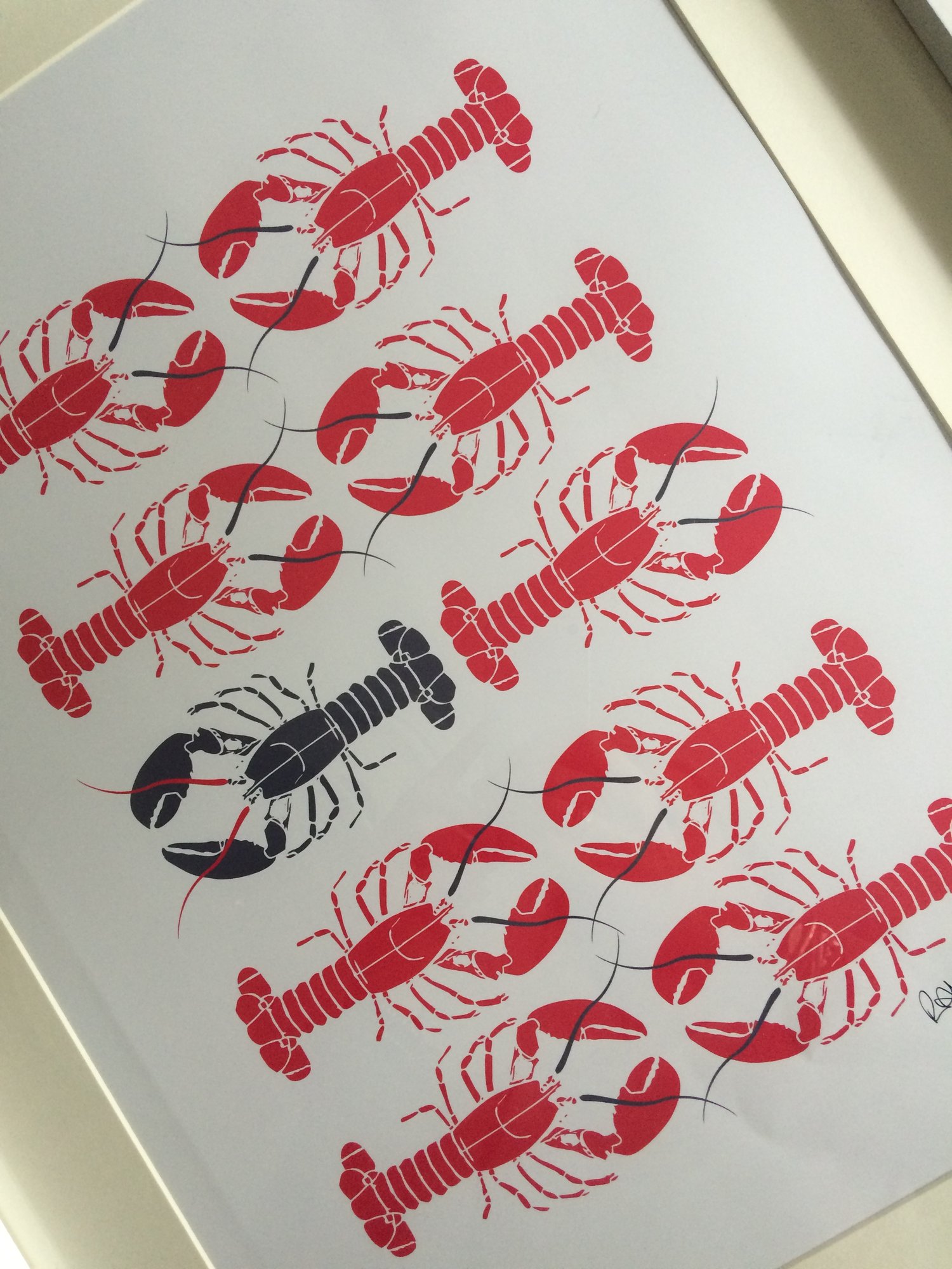 Image of  Love Lobsters Print