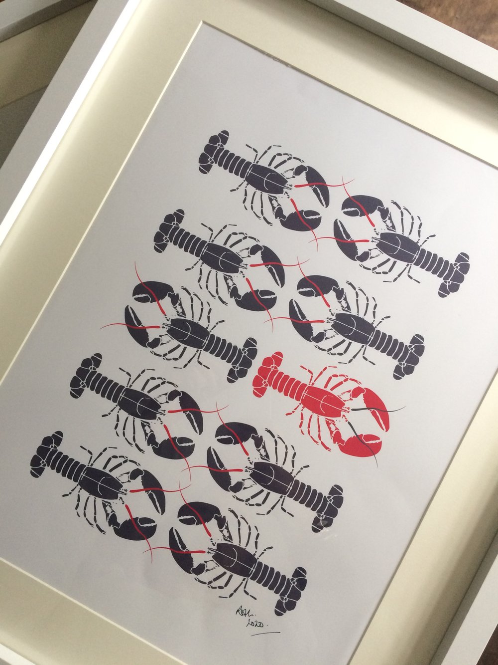 Image of  Love Lobsters Print