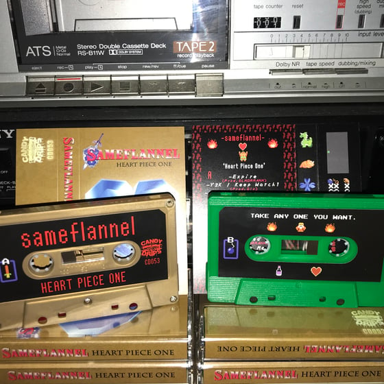 Image of sameflannel - heart piece one - limited edition cassette 