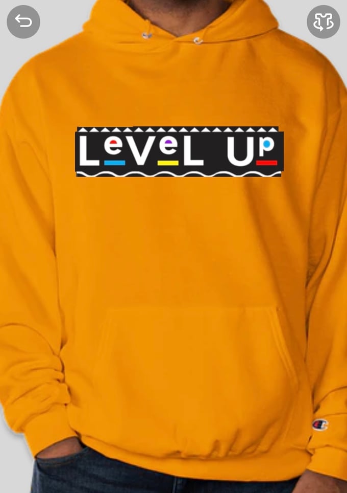 Image of Level Up Champion Hoodie - Gold