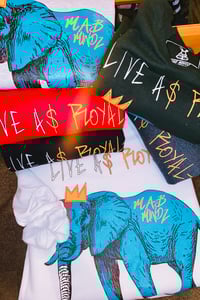 Image 4 of LIVE A$ ROYALTY - BLUE ELEPHANT Crew Neck Sweater 