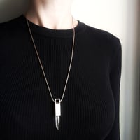 Image 5 of GOLDEN RAY #3 necklace // Lemurian Golden Healer Quartz crystal