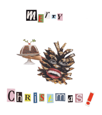 Merry Pinecone Card
