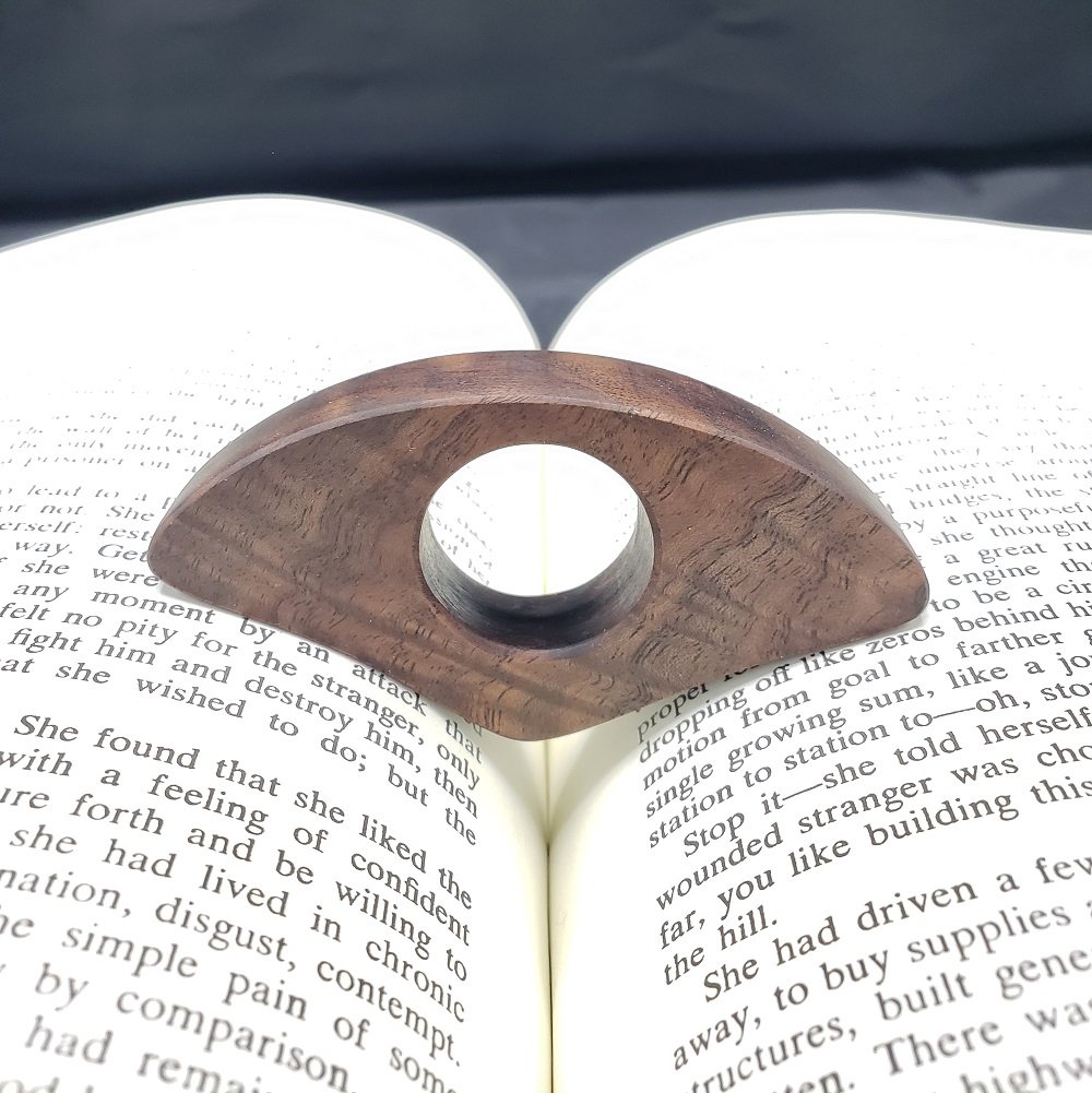 Image of Highly Figured Walnut Page Holder