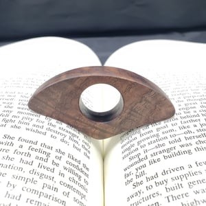 Image of Highly Figured Walnut Page Holder