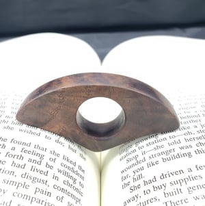 Image of Highly Figured Walnut Page Holder