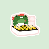 Image 1 of Sticker - Frog takoyaki