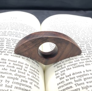 Image of Figured Walnut Page Holder