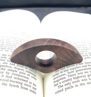 Image of Figured Walnut Page Holder