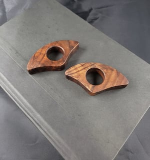 Image of Figured Walnut Page Holder