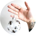 Busy Bees Glass Bauble 