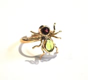 Image of Peridot Victorian spider ring
