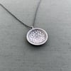 Sterling Silver Dahlia Necklace