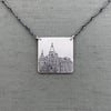 Sterling Silver Tippecanoe County Courthouse Necklace No. 1