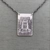 Sterling Silver Purdue Memorial Union Necklace, No. 2