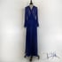 "Blue Depths" 100% Silk Beverly Dressing Gown SIZES: XS/L/XL Image 2