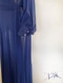 "Blue Depths" 100% Silk Beverly Dressing Gown SIZES: XS/L/XL Image 4
