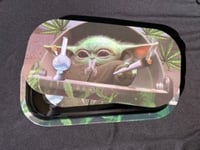 Smoking Baby Yoda Magnetic Tray