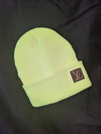 Neon Yellow Louis Vuitton Beanie