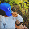 Classic dad hat Royal Blue/White 