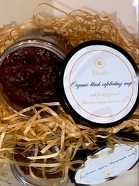 Organic black exfoliating soap 