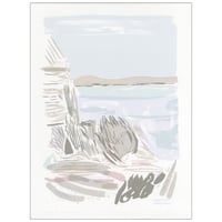 Skye rocks screen print