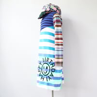 Image 4 of plaid happy fun courtneycourtney child children's kids vintage fabric six panel newsie newsboy