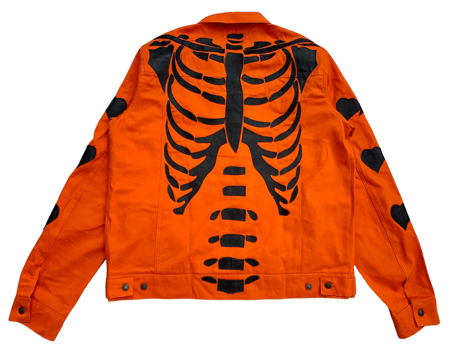 orange trucker jacket