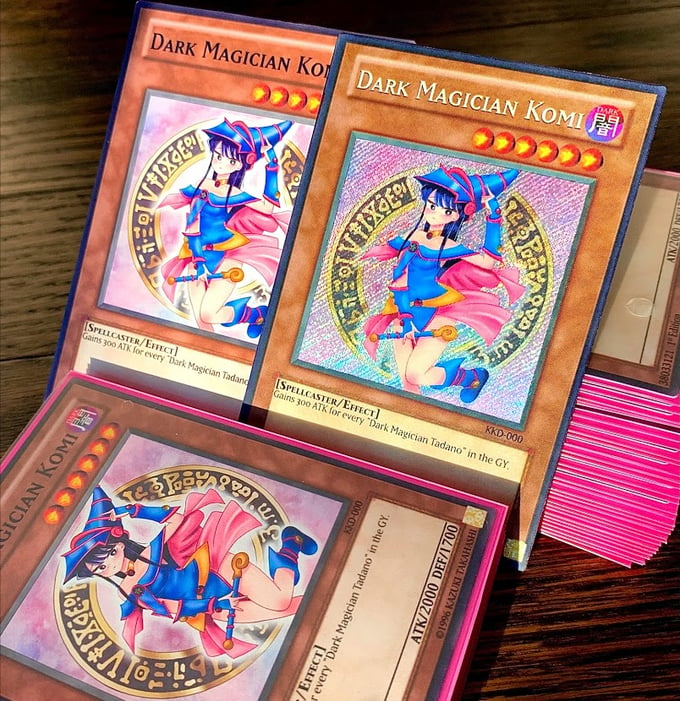 Image of Dark Magician Komi Custom Yugioh Card