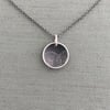 Sterling Silver Patterned Seed Pod Necklace